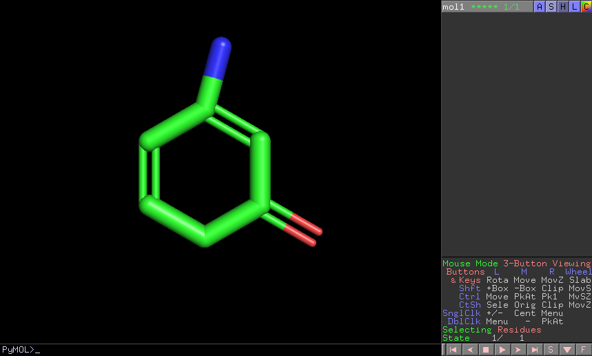 Draw Small Molecules output